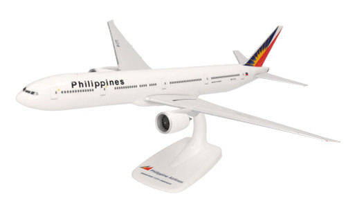 Herpa Snap-fit Philippine Airlines Boeing 777-300ER Scale 1/200 613873