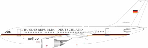 Inflight 200 Airbus A310-304 German Air Force/Luftwaffe/Bundesrepublik Deutschland 1022 (10+22) Scale 1/200 IF310GAF1022