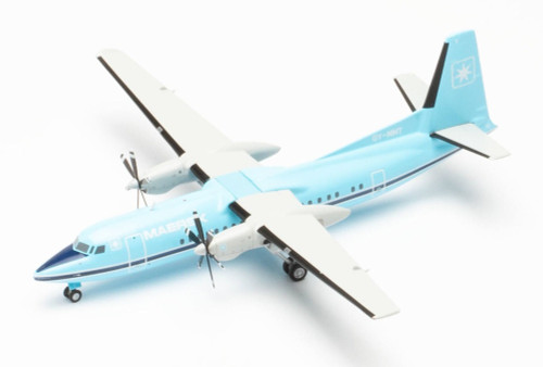 Herpa Maersk Air Fokker 50 OY-MMT Scale 1/200 572804