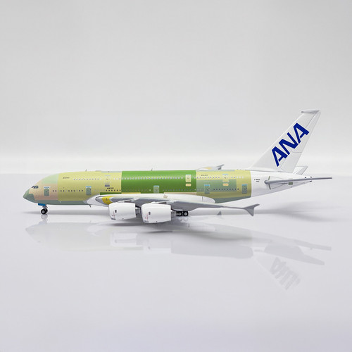JC Wings Airbus A380 All Nippon Airways "Bare Metal" F-WWSH With Antenna Scale 1/400 XX4474