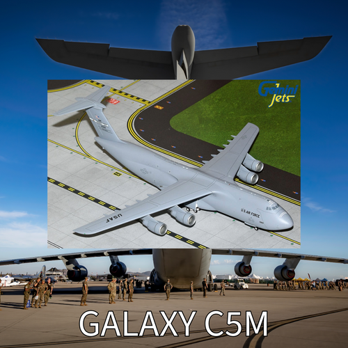 Gemini 200 C5M Galaxy USAF, 84-0060 Travis Air Force Base Scale 1/200 G2AFO1134