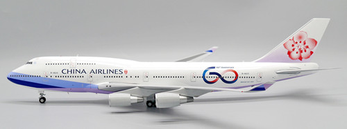 JC Wings Boeing 747-400 China Airlines "60th Anniversary" B-18210 Flaps Down  Scale 1/200 XX20093A