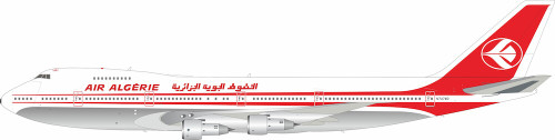 Inflight 200 Boeing 747-200C Air Algerie / World Airways N747WR With Stand Scale 1/200 IF742AH0424P