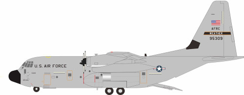 Inflight 200 Lockheed Hercules C130J USAF 99-5309 With Stand Scale 1/200 IF130HH002