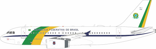 Inflight 200 Airbus A319-133/CJ Brazilian Air Force FAB2101 With Stand Scale 1/200 IF319BRZAF