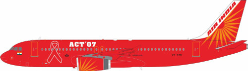 Inflight 200 Airbus A320 AIR India "World Aids Day" VT-EPK  With Stand Scale 1/200 IF320AI1123