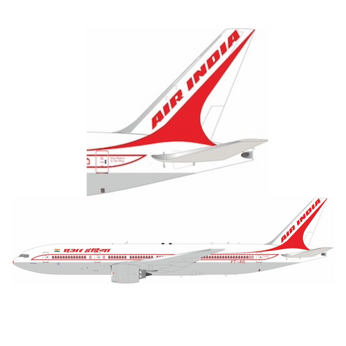 Inflight 200 Boeing 777-200 Air India VT-AIL Scale 1/200 IF777AI0124