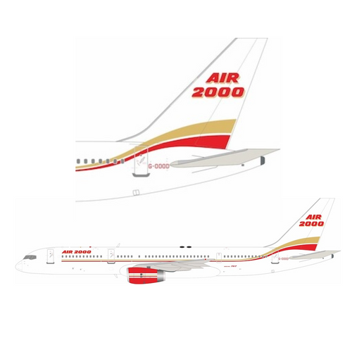 Inflight 200 Boeing 757-200 Air 2000 G-OOOD Scale 1/200 IF7521023A