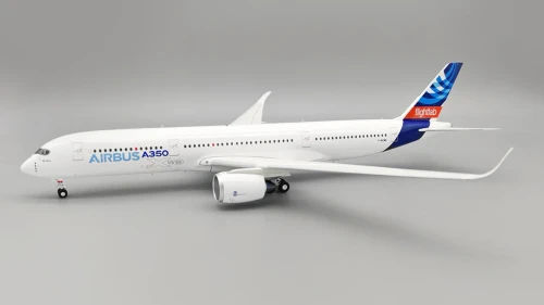 Inflight 200 1/200 Airbus A350-900 Airbus House Colors Flightlab F-WXWB diecast model aircraft with stand.