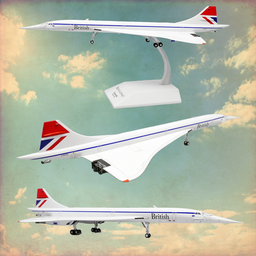 JC Wings British Airways Concorde Aerospatiale-BAC G-BOAD Scale 1/200 EW2COR001