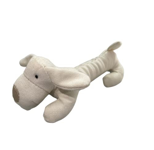 Billipets Natural Canvas Squeaking Dog Toy NS-9446S