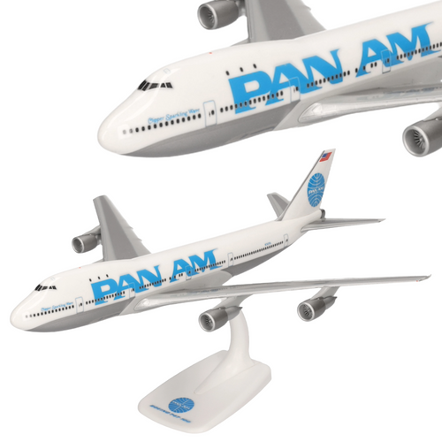 Herpa Snap-fit Pan Am Boeing 747-100 N741PA Scale 1/250 614153