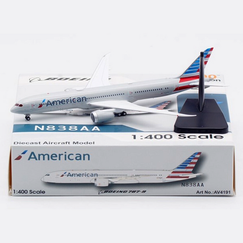 Aviation 400 American Airlines Boeing 787-9 Dreamliner  N838AA Detachable Gear Scale 1/400 AV4191