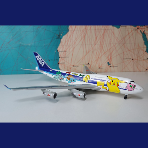 Jet Air ANA All Nippon Airways Pokemon Boeing 747-481D JA8962 Scale 1/400