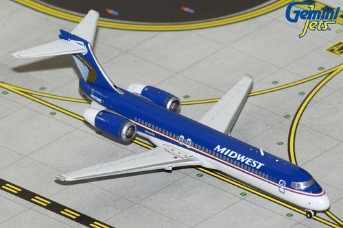 Gemini Jets Midwest Boeing 717-200 N920ME Scale 1/400 GJMEP1488