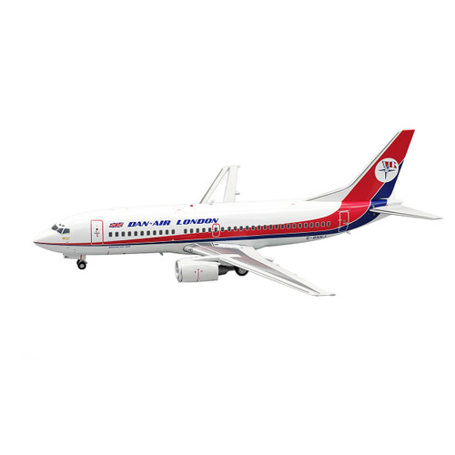 Inflight 200 Dan-Air London Boeing 737-3Q8 G-BNNJ With Stand Limited to 144 Models Worldwide Scale 1/200 IF733DA0825