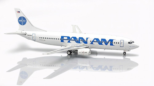IF734PA0825 - 1/200 Pan Am Boeing 737-4Q8 N403KW With Stand Limited to 156 Models Worldwide.