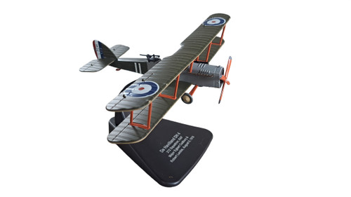 Oxford Diecast 1:72 De Havilland DH4 in 212 Squadron RAF 1918 markings, World War I biplane model aircraft – Box AD002 Oxford Diecast 1:72 De Havilland DH4 in 212 Squadron RAF 1918 markings, World War I biplane model aircraft – Box AD002