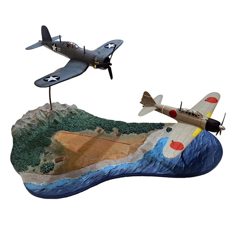 Corgi Aviation Archive 1:72 F4U Corsair and A6M2 Zero Dogfight Double Set Guadalcanal 1943 Diecast Model Aircraft Corgi Aviation Archive 1:72 F4U Corsair and A6M2 Zero Dogfight Double Set Guadalcanal 1943 Diecast Model Aircraft