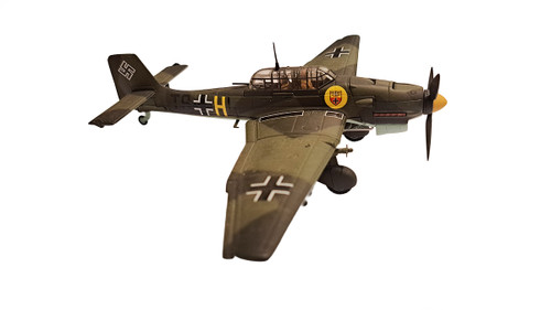 Corgi 1:72 Junkers Ju 87B-2 Stuka T6+HL 3./StG 2 Immelmann St Malo August 1940 AA32501 diecast model