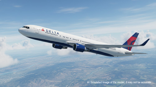 Gemini 200 Delta Air Lines Boeing 767-300ER(W) N199DN Scale 1/200 G2DAL1419