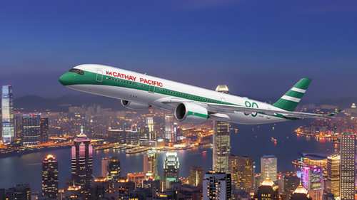 WB Models Cathay Pacific Airbus A350-900 B-LRJ Scale 1/200 WBA3509024