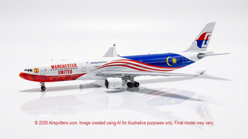 Aviation 400 Malaysia Airlines Airbus A330-323 MU 9M-MTL Scale 1/400 AV4352 (New)
