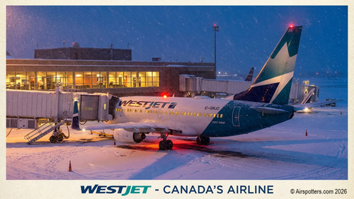 Gemini 200 G2WJA1431 – WestJet Boeing 737-700 C-GWJO (1:200)