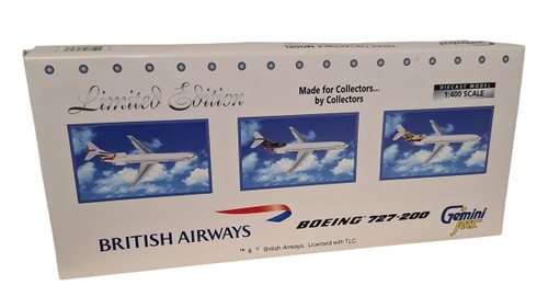 Gemini Jets Three British Airways Boeing 727's Scale 1/400 GJBAWSET3