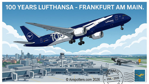 Gemini Jets 1:400 Boeing 787-9 Lufthansa D-ABPU 100 Centennial livery (Model Aircraft)