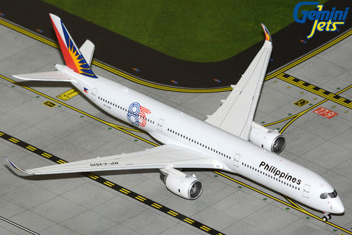 Gemini Jets, Philippine Airlines, Airbus A350-1000 “85 Years”, RP-C3510, Flaps Down, Scale 1/400, GJPAL2397