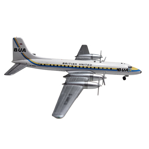 AeroClassics 1/400 Bristol Britannia 307 British United Airways G-ANCD 1960s livery model aircraft