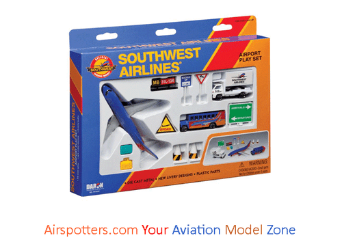 Southwest Airlines toy airport playset PP-RT8181