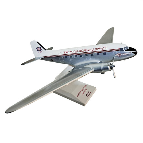 Pre-loved Skymarks 1/80 BEA British European Airways Douglas DC-3 G-AHCZ model aircraft (SKR305). In stock now – ready for immediate dispatch.