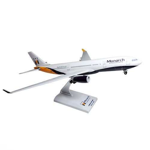 SkyMarks Monarch A330-200 G-SMAN 1:200 scale model aircraft collectable.