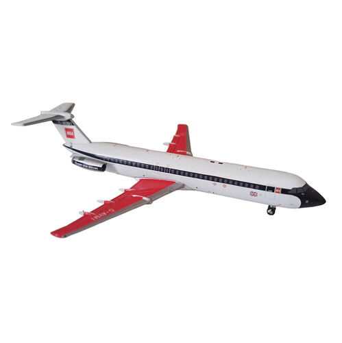 JC Wings 1:400 BAC One-Eleven 510ED BEA Red Square G-AVMI diecast model aircraft