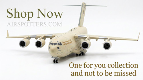 Gemini 200 1/200 United Arab Emirates Air Force Boeing C-17A Globemaster III 1228 G2UAF1471 diecast model aircraft