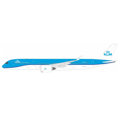 Inflight 200 KLM Royal Dutch Airlines Airbus A350-900 PH-ZNA in 1/200 scale, reference IF350KL0826, with display stand.