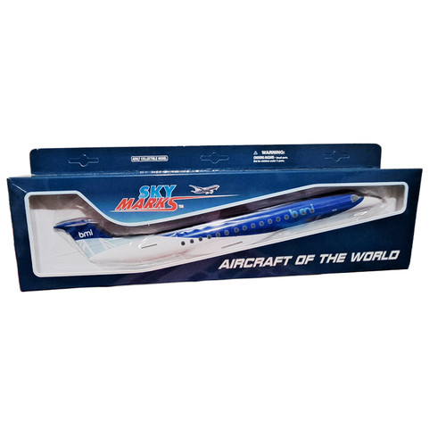 Skymarks 1/100 Embraer ERJ-145 BMI British Midland SKR812 display model aircraft.