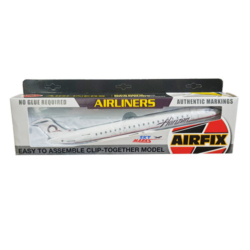 Skymarks 1/100 Bombardier CRJ-700 Horizon Air N604QX Desk Top Display Model Aircraft