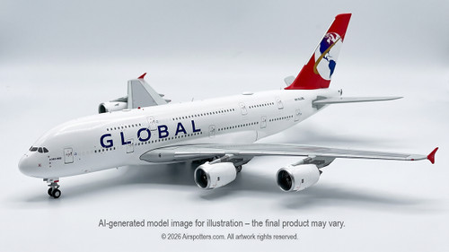 InFlight200 1/200 Airbus A380-841 Global Airlines 9H-GLOBL diecast model aircraft