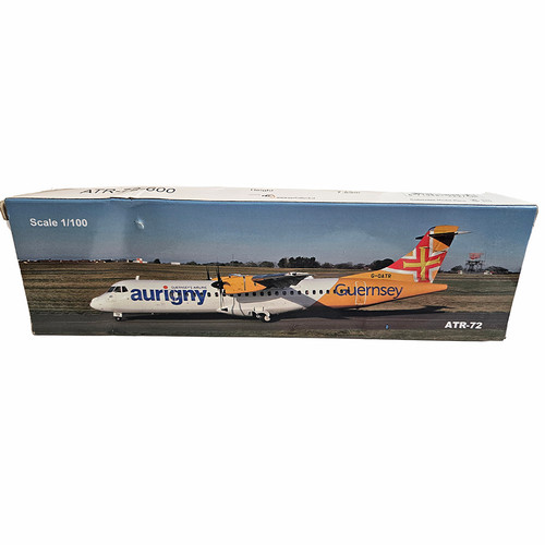 PPC Model Aircraft  Aurigny Guernsey's Airline ATR 72-600 G-OATR Scale 1/100 222758