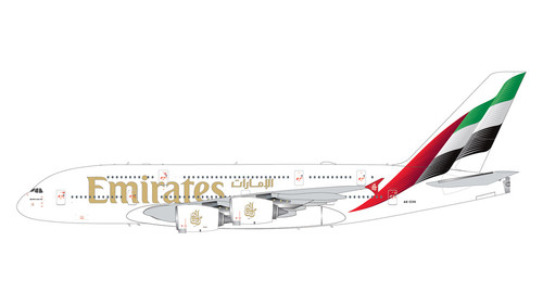 Gemini 200 1/200 Emirates Airbus A380-800 A6-EVH model G2UAE1521