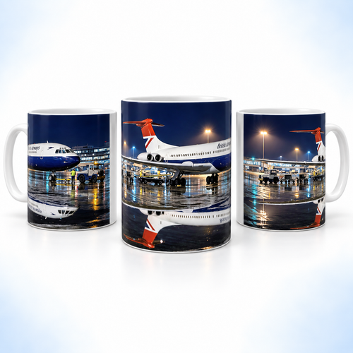 "EXCLUSIVE" British Airways Standard VC-10 Ceramic Mug – 11oz