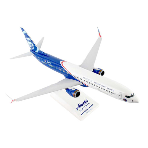 Skymarks 1/130 Boeing 737-900 Alaska Airlines N265AK Honoring Those Who Serve model aircraft