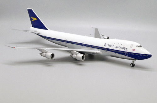 JC Wings 1/200 Boeing 747-136 British Airways G-AWNI in classic BOAC colours with display stand model aircraft