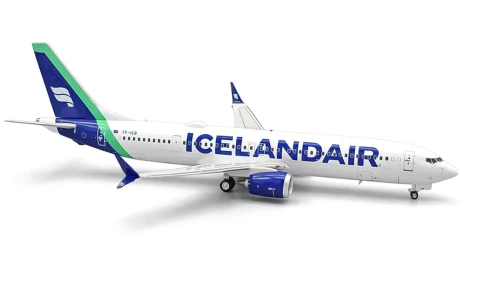 InFlight 200 Icelandair Boeing 737-9 MAX “Langjökull” TF-ICB in 1/200 scale.