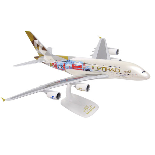 PPC Models Etihad Airways Airbus A380 in Choose the United Kingdom special livery, 1:200 scale.