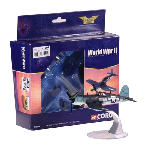 Corgi F4U-1A Corsair Lucybelle White 86 Pappy Boyington 1:72 diecast model AA33004