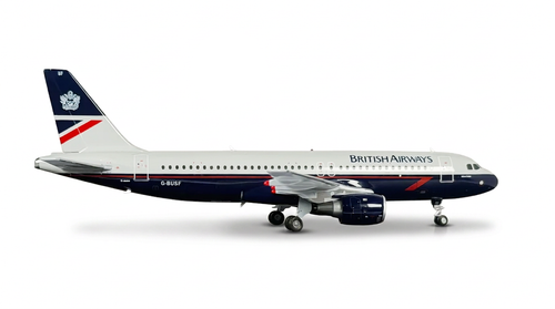 Gemini 200 1:200 British Airways Airbus A320 G-BUSF in Landor colours, reference G2BAW200.